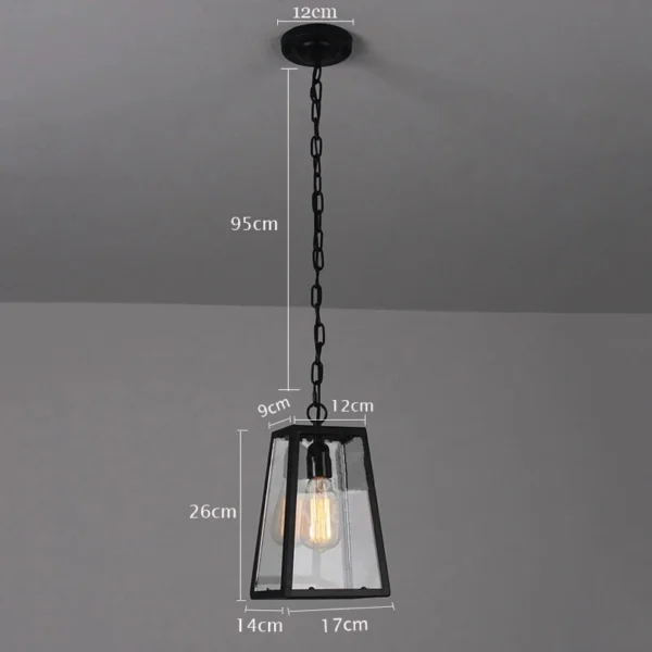 Retro Loft Chain Pendant Lamp