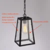 Retro Loft Chain Pendant Lamp