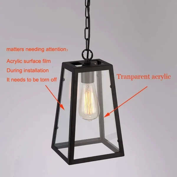 Retro Loft Chain Pendant Lamp