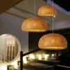 Bamboo Rattan Pendant Chandelier