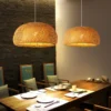 Bamboo Rattan Pendant Chandelier