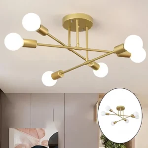 Nordic Gold Branch LED Pendant Light