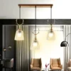 Nordic Golden Deer Head Chandelier