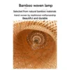 Bamboo Rattan Pendant Chandelier