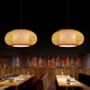 Natural Bamboo Lantern Pendant Light