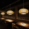 Natural Bamboo Lantern Pendant Light