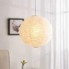 Japanese Style Round Paper Pendant Lamp