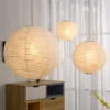 Japanese Style Round Paper Pendant Lamp