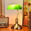 Retro Green Banker Desk Lamp