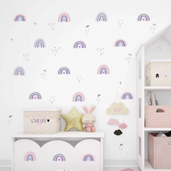 Rainbow Dreams Wall Sticker Set