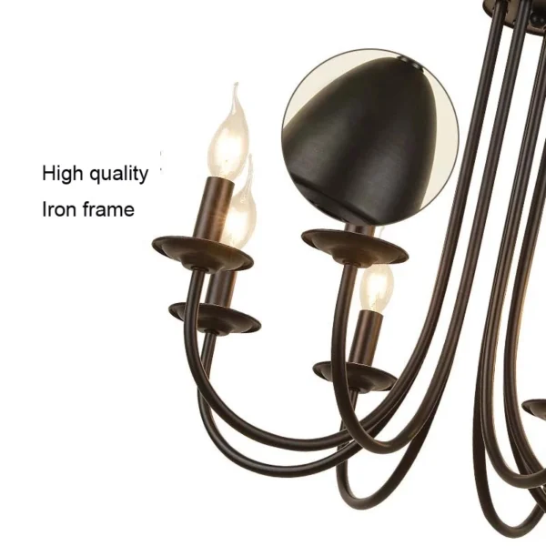 American Vintage Iron Pendant Chandelier