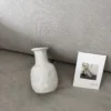 Nordic Frost White Ceramic Mini Vase