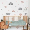 Pink Cloud & Star Wall Sticker