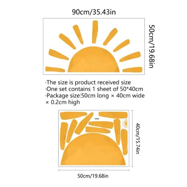 Boho Sunshine Wall Sticker