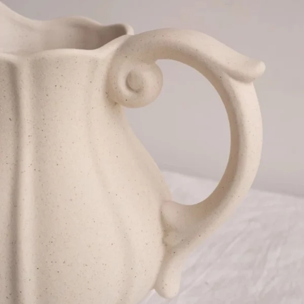 Ceramic Farmhouse Pitcher Vase