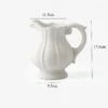 Ceramic Farmhouse Pitcher Vase