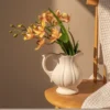 Ceramic Farmhouse Pitcher Vase
