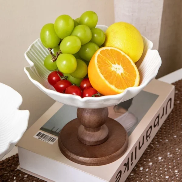 Nordic Ceramic Serving Tray Stand