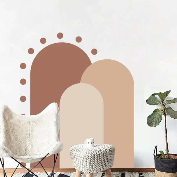 Nordic Boho Geometric Wall Decal