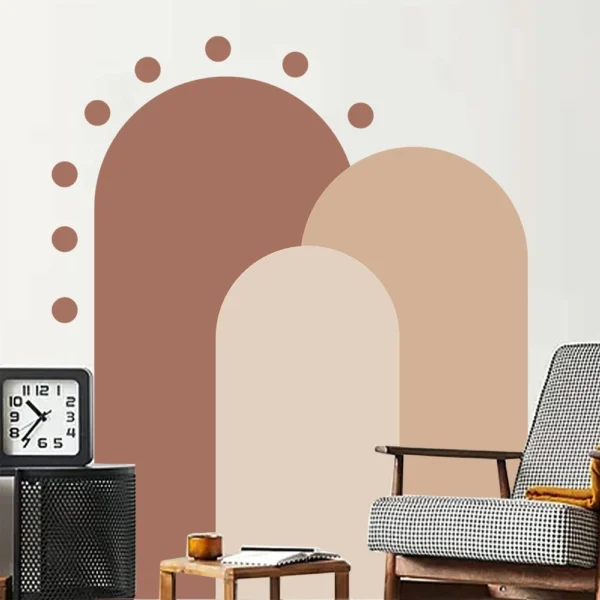 Nordic Boho Geometric Wall Decal