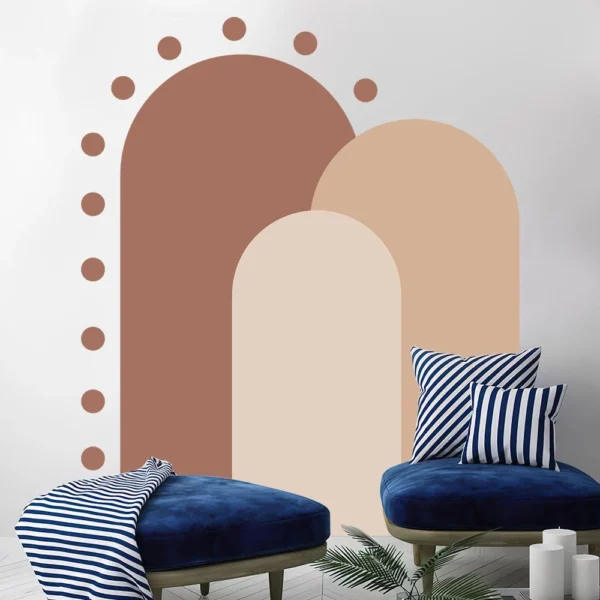 Nordic Boho Geometric Wall Decal