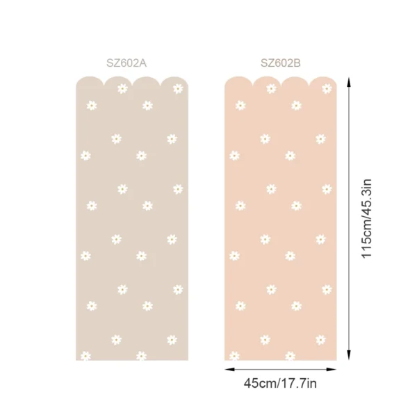 Boho Daisy Scallop Wall Sticker