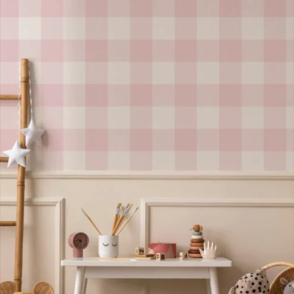 Pastel Checkered Wall Decal