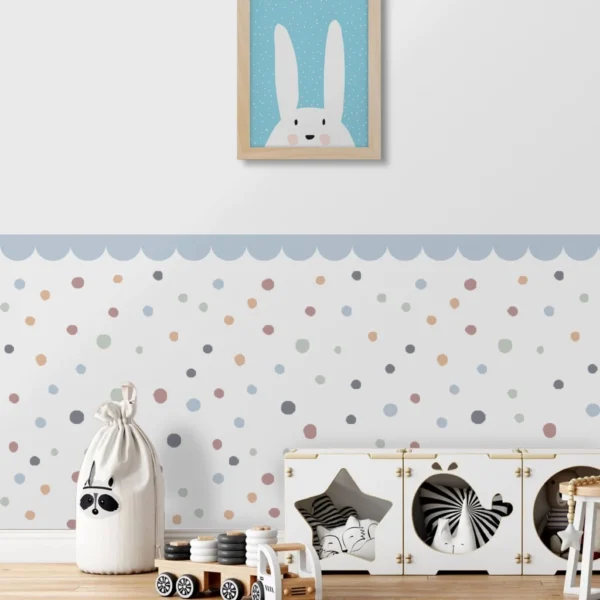 Boho Heart Border Wall Sticker