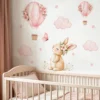 Bunny Balloon Adventure Wall Sticker