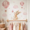 Bunny Balloon Adventure Wall Sticker