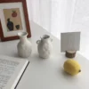 Nordic Frost White Ceramic Mini Vase