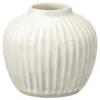 Nordic White Ceramic Vase 14cm