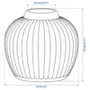 Nordic White Ceramic Vase 14cm