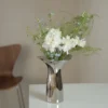 Silver Luxe Ceramic Vase