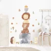Safari Friends Wall Sticker Set