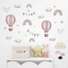 Watercolor Balloon Dreams Wall Sticker