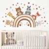 Boho Rainbow Forest Friends Wall Sticker