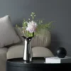 Silver Luxe Ceramic Vase