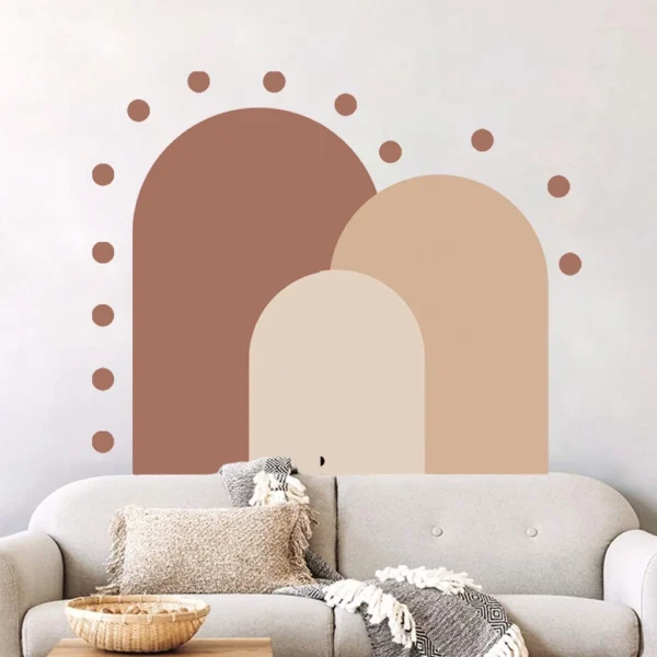 Nordic Boho Geometric Wall Decal
