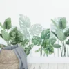 Tropical Monstera Wall Decal Set