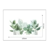 Tropical Monstera Wall Decal Set