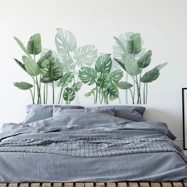 Tropical Monstera Wall Decal Set