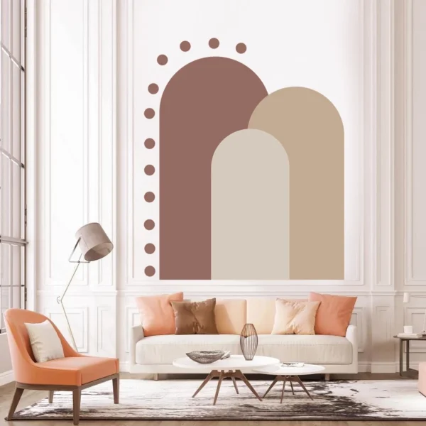 Nordic Boho Geometric Wall Decal