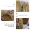 Bohemian Rattan Glass Flower Vase