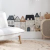 Cartoon Cityscape Wall Sticker