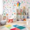 Color Pop Geometric Wall Sticker