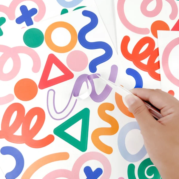Color Pop Geometric Wall Sticker