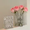 Crystal Ripple Glass Vase