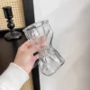 Nordic Bloom Irregular Glass Vase