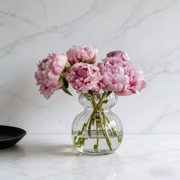 Snowman Glass Hydroponic Vase